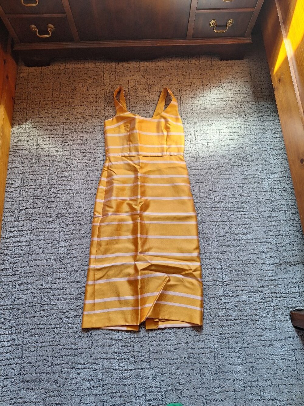 J Crew Gold Dress